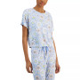 Women's Short-Sleeve Printed Jogger Pajamas Set, Created for Macy's
