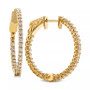 Diamond In & Out Hoop Earrings (1 ct. t.w.)