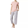 Women's Sleepwell Pajama skimmer set with Temperature Regulating Technology