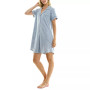 Women's Printed Notched-Collar Sleepshirt