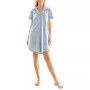Women's Printed Notched-Collar Sleepshirt