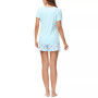 Women's 2-Piece Short Sleeve Raglan Tee with Short Set