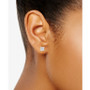 Diamond Princess Stud Earrings (1 ct. t.w.) in 14k White Gold