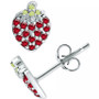 Cubic Zirconia Strawberry Stud Earrings, Created for Macy's