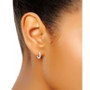 Enamel Small Huggie Hoop Earrings, 0.59", Created for Macy's