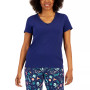 Women's Cotton Lace-Trim Essentials Capri Pajama Set, Created for Macy's