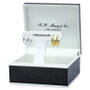 2-Pc. Set Textured Small Huggie Hoop Earrings in Sterling Silver & 18k Gold-Plate, 15mm
