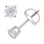 Diamond Stud Earrings (1/2 ct. t.w.) in 14k White Gold
