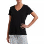 Women's Sleepwell Solid S/S V-Neck T-Shirt with Temperature Regulating Technology