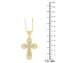 Diamond Cross Pendant Necklace (1/6 ct. t.w.) in 10k Gold