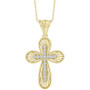 Diamond Cross Pendant Necklace (1/6 ct. t.w.) in 10k Gold