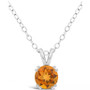 Gemstone Pendant Necklace in Sterling Silver