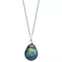 Cultured Golden South Sea Baroque Pearl (8 - 11mm) 18" Pendant Necklace in Sterling Silver (Also in Cultured Tahitian Baroque Pearl)