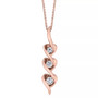 Diamond (1/8 ct. t.w.) Heart Pendant in 14k White, Yellow or Rose Gold