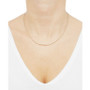 Faceted Bead 18" Collar Necklace in 10k Gold
