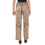 Women's Printed High-Rise Drawstring-Waist Pants