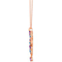 Multi-Gemstone (1-1/2 ct. t.w.) & Diamond (1/3 ct. t.w.) Long Swirled Pendant Necklace in 14k Rose Gold, 18" + 2" extender