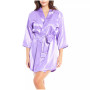 Women's Ultra Soft Satin Lounge and Poolside Robe
