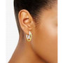 Small Two-Tone Triple Hoop Earrings, 20mm, Created for Macy's