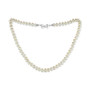 Freshwater Pearl (8mm) Bow Clasp 18" Collar Necklace