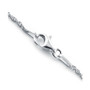 Medium Teardrop Dried Flower Pendant with 18" Chain in Sterling Silver. Available in Multi, Blue or Yellow