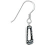 Gray Crystal Geometric Drop Earrings in Sterling Silver, Created for Macy's