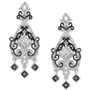 Diamond Filigree Drop Earrings (3/4 ct. t.w.) in Sterling Silver