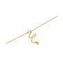 Cubic Zirconia Horseshoe Pendant Necklace in 18k Gold-Plated Sterling Silver, 16" + 2" extender, Created for Macy's
