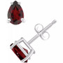Garnet Pear Stud Earrings (1 ct. t.w.) in 14k Gold