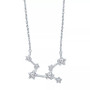 Diamond (1/5 ct. t.w.) Constellation Pendant 18" Necklace in Sterling Silver