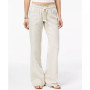 Juniors' Oceanside Wide-Leg Drawstring Pants