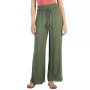 Petite Gauze Wide-Leg Pants