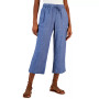 Women's Linen Capri Tie-Waist Pants, Created for Macy's