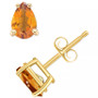 Citrine Pear Stud Earrings (3/4 ct. t.w.) in 14k Gold