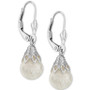 Crushed Opal Leverback Drop Earrings (2-3/4 ct. t.w.) in 14k White Gold