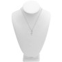 Diamond Double Heart 18" Pendant Necklace (1/10 ct. t.w.) in Sterling Silver