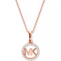 Women's Custom Kors Sterling Silver Logo Starter Necklace
