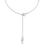 Women's Custom Kors Sterling Silver Logo Starter Necklace