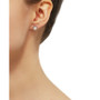 Opal (5/8 ct. t.w.) and Diamond Accent Earrings in 14k Rose Gold