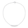 Lab-Created Diamond Graduated 18" Statement Necklace (1/5 ct. t.w.) in Sterling Silver