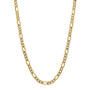 Figaro Link 22" Chain Necklace (3.21mm) in 18k Gold