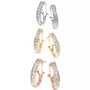 Diamond J-Hoop Earring Collection