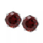 Rhodolite Garnet Stud Earrings (1-1/5 ct. t.w.) in Sterling Silver (Also in Opal, Citrine, White Topaz, Peridot, Aquamarine, and Amethyst)