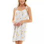 Women's Tie-Strap Shirred Cami Sleepshirt