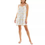 Women's Tie-Strap Shirred Cami Sleepshirt