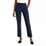 Petite Tummy-Control Straight-Leg Pants, Created for Macy's