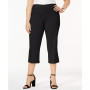 Plus Size Tummy Control Pull-On Capri Pants, Created for Macy's