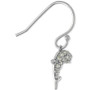 Cubic Zirconia Dolphin Drop Earrings in Sterling Silver, Created for Macy's
