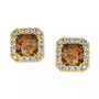 Chocolatier® Diamond (3/4 ct. t.w.) Halo Stud Earrings in 14k White Gold, Rose Gold or Yellow Gold.