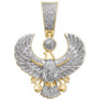 Men's Diamond Eagle Pendant (1/2 ct. t.w.) in 14k Gold-Plated Sterling Silver